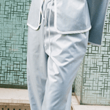REIKO PANTS - BLUE GREY