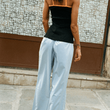 REIKO PANTS - BLUE GREY