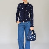 ANYA SWEATER - NAVY