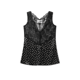 CAMILA LACE TOP - DOTS