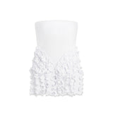 CARA SEAMLESS TOP/SKIRT - WHITE