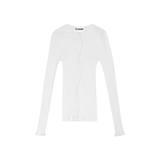 OpéraSPORT - Claire Seamless Cardigan, White