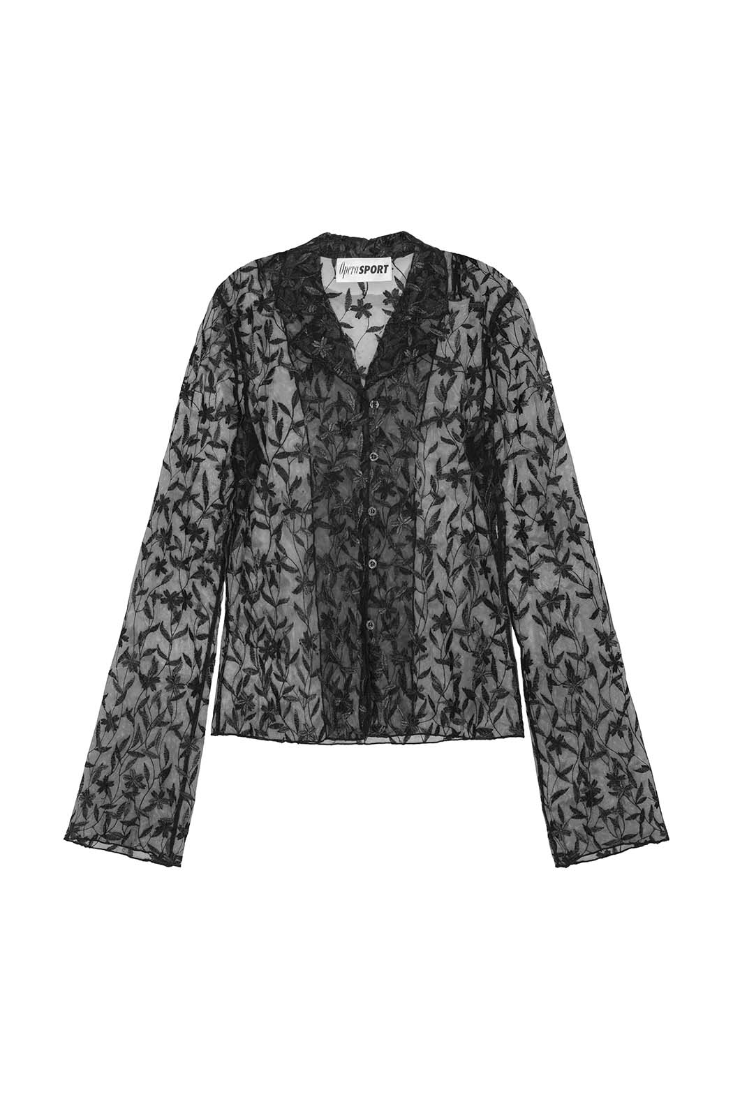 OpéraSPORT - Flora shirt, black lace