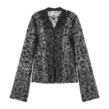 OpéraSPORT - Flora shirt, black lace