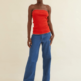 LIANA DENIM PANTS - BLUE