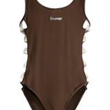 LUCIE SWIMSUIT - BROWN
