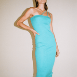 MARRATXI SEAMLESS DRESS - AQUA GREEN