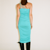 MARRATXI SEAMLESS DRESS - AQUA GREEN