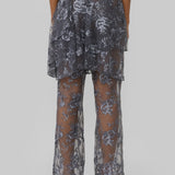 NONA PANTS - CORAL SMOKE