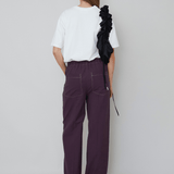 OLIVE UNISEX PANTS - PLUM
