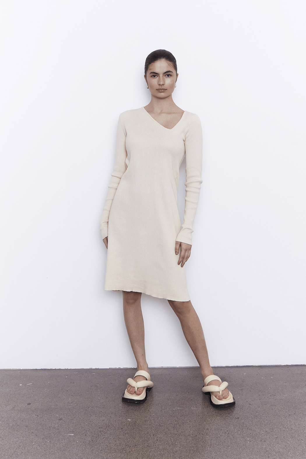 EVELYN DRESS - IVORY