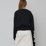 ROLANDO UNISEX SWEATSHIRT - BLACK