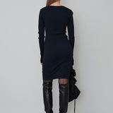 ROSE SEAMLESS DRESS - BLACK