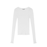 ROSE SEAMLESS TOP - WHITE