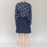 SAM UNISEX LS T-SHIRT - NAVY
