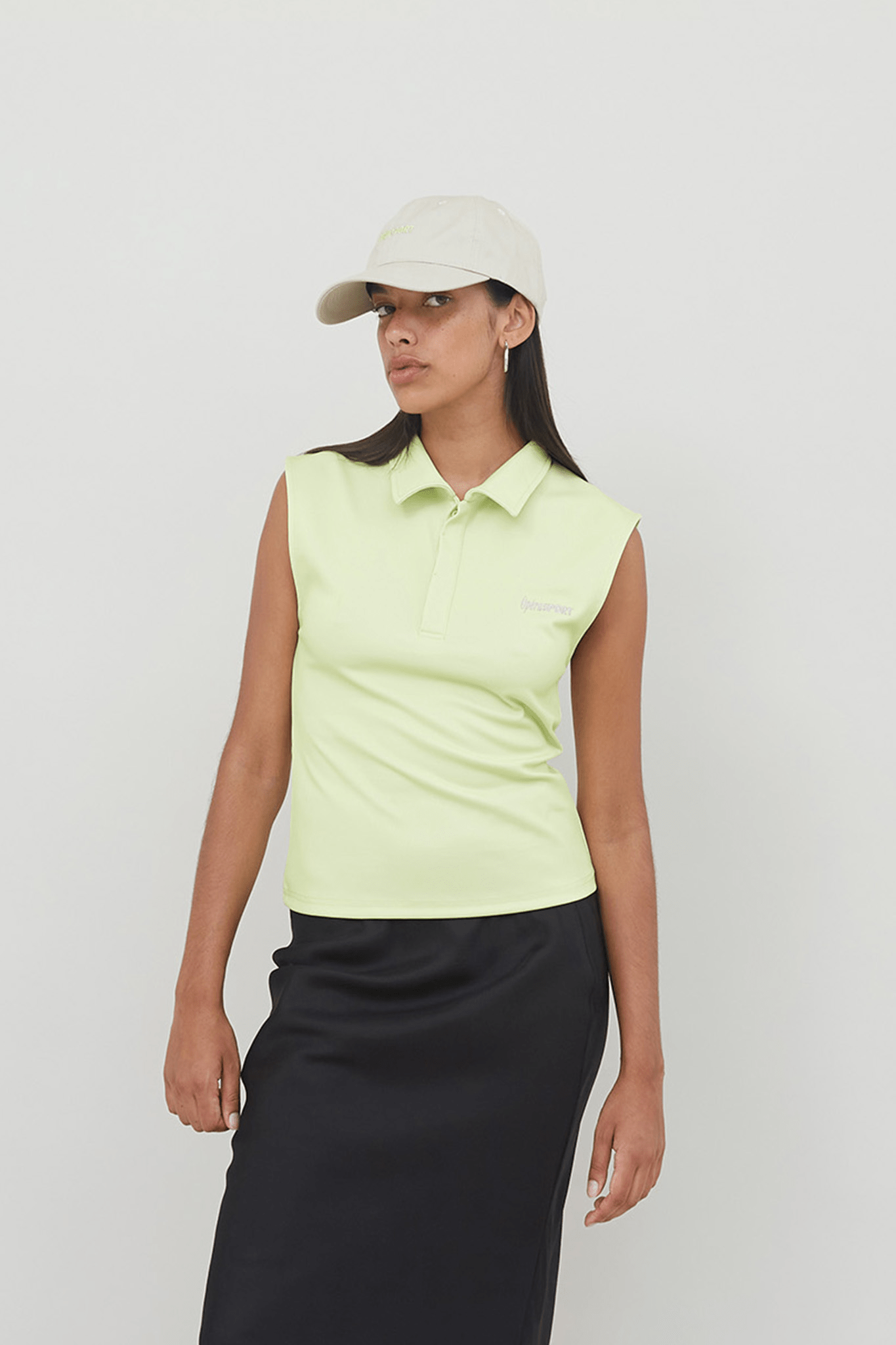 CASSIA TOP - LIME GREEN