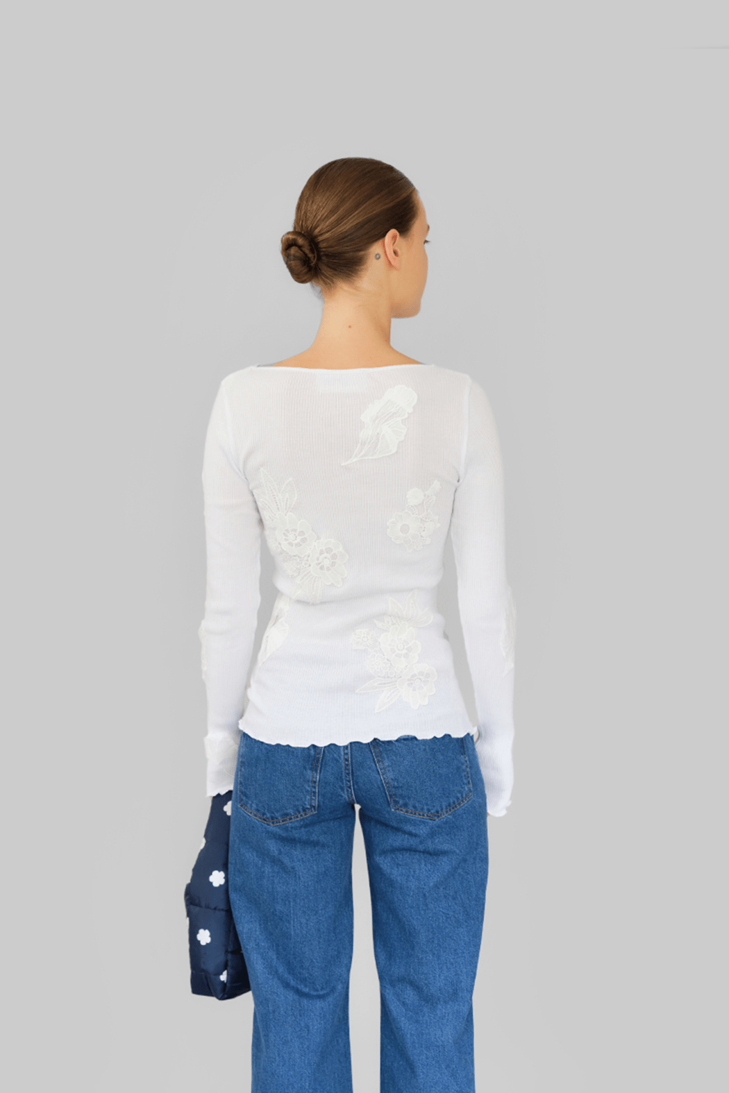 ELVA SEAMLESS TOP - WHITE