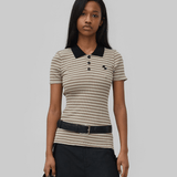 ELIA SEAMLESS POLO - STRIPES