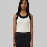 ROSALIE SEAMLESS TOP - WHITE
