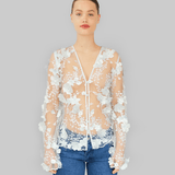 NAYA BLOUSE - BABY BLUE