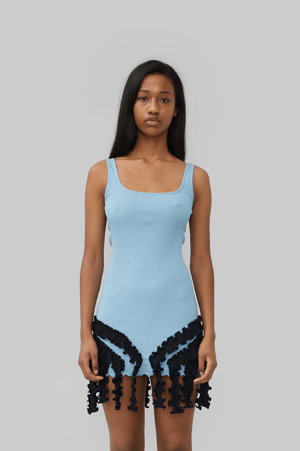 ELISA SEAMLESS DRESS - BLUE