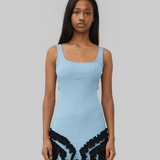 ELISA SEAMLESS DRESS - BLUE