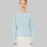 YLVA SWEATER - BABY BLUE