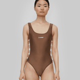 LUCIE SWIMSUIT - BROWN