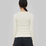CAROLINE SEAMLESS CARDIGAN - PRISTINE
