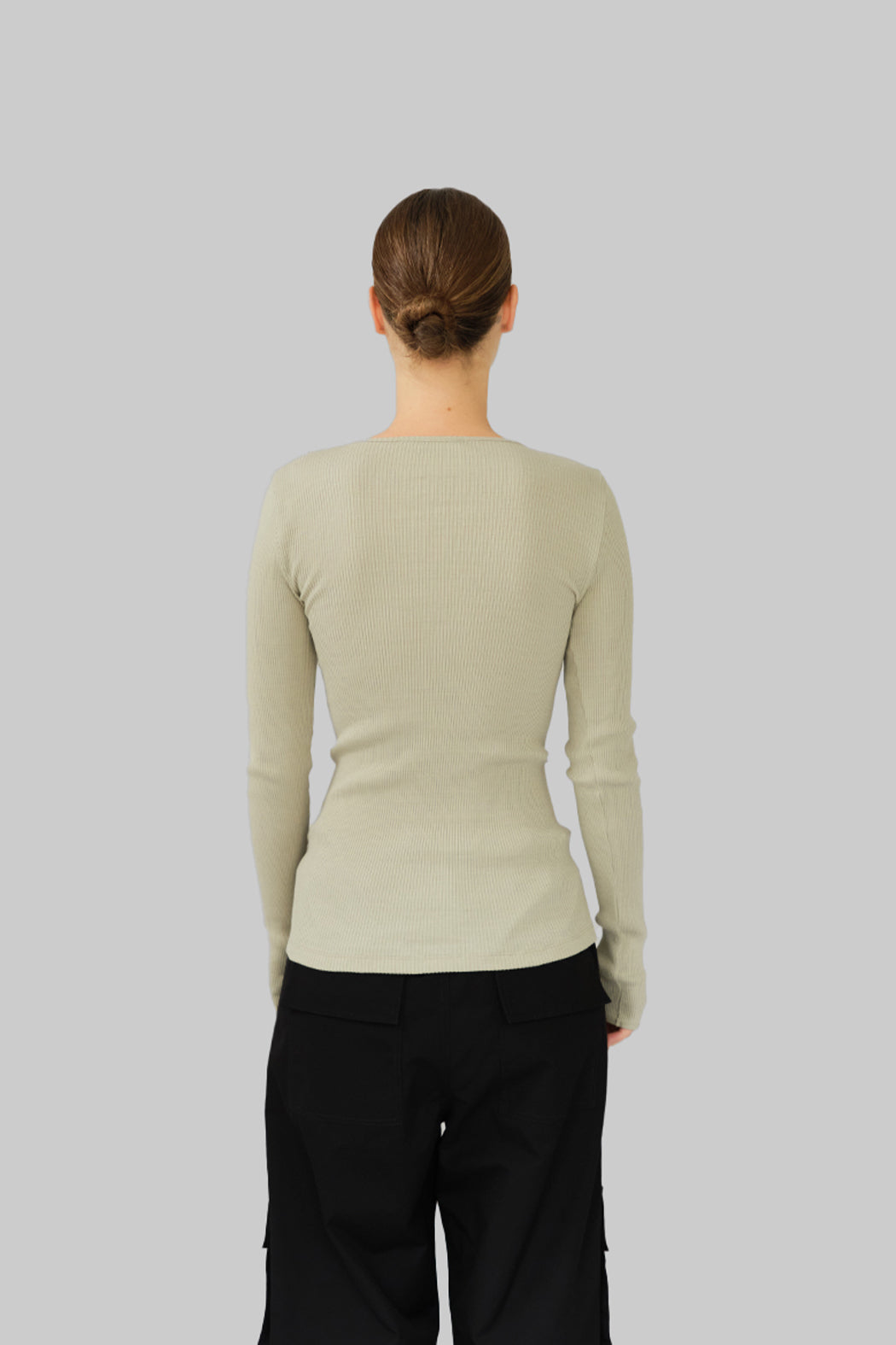CLAIRE SEAMLESS TOP - ABBEY STONE