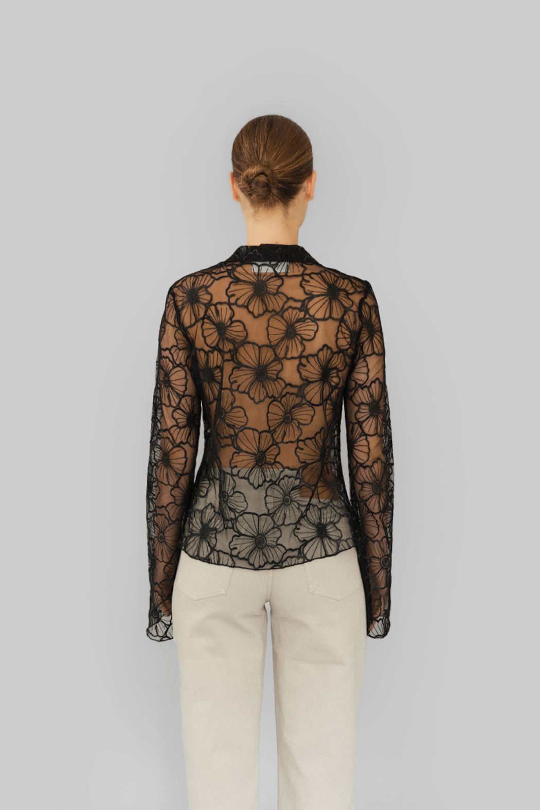 FLORA SHIRT - BLACK