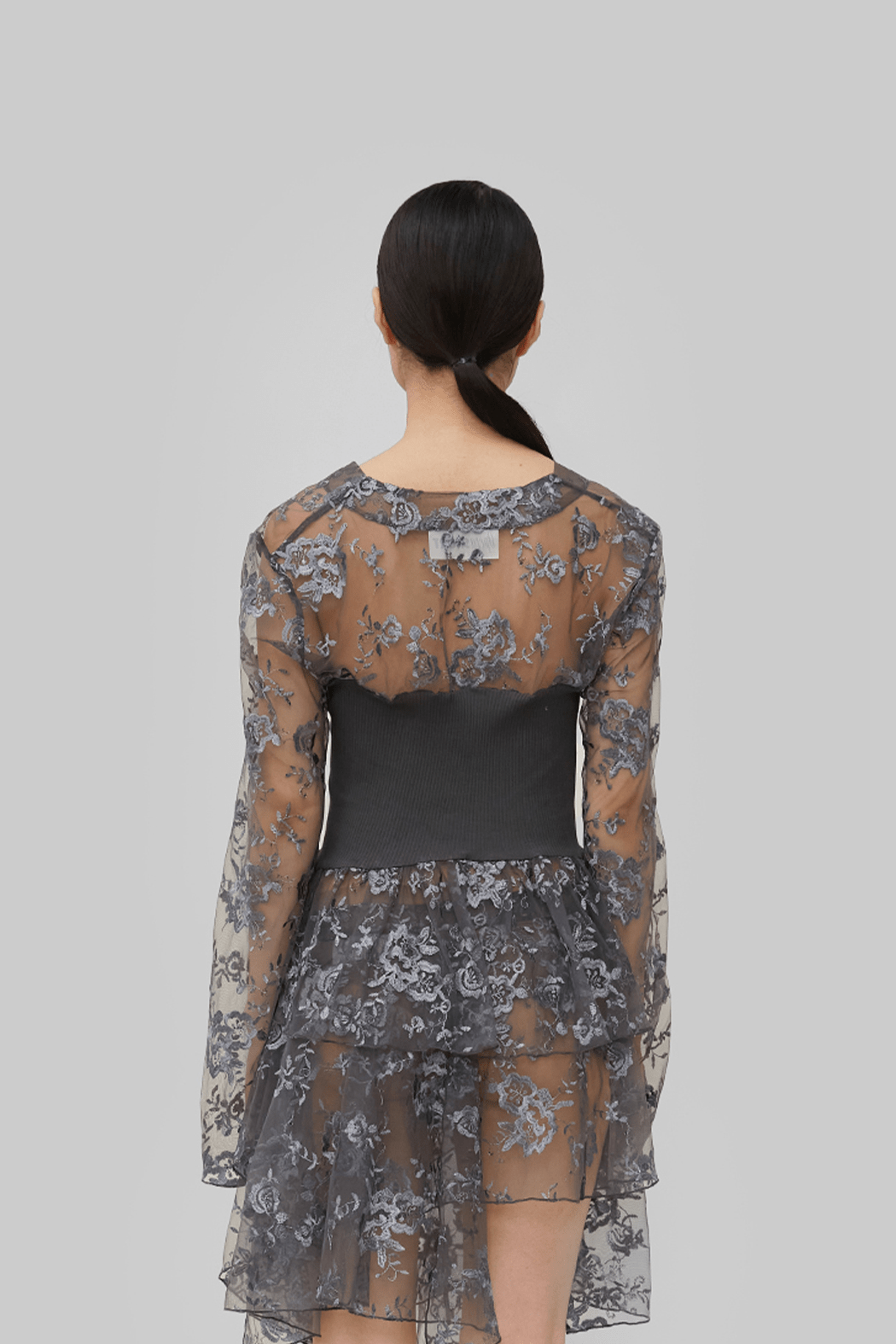 NONA TOP - CORAL SMOKE