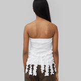 CARA SEAMLESS TOP/SKIRT - WHITE