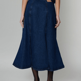 OpéraSPORT -  Victoria Denim Skirt, Medium Blue
