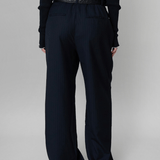 OpéraSPORT - Helena Trouser, navy striped