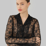FLORA SHIRT - BLACK