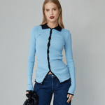 OpéraSPORT - Laura Seamless Shirt, Sky Blue