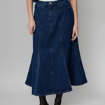 OpéraSPORT -  Victoria Denim Skirt, Medium Blue