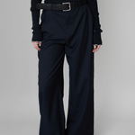 OpéraSPORT - Helena Trouser, navy striped