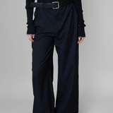 OpéraSPORT - Helena Trouser, navy striped