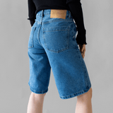 DANIELLE DENIM SHORTS - BLUE