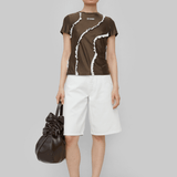 COLEEN TOP - BROWN