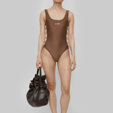 LUCIE SWIMSUIT - BROWN