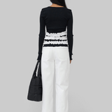 LANA SEAMLESS CARDIGAN - BLACK