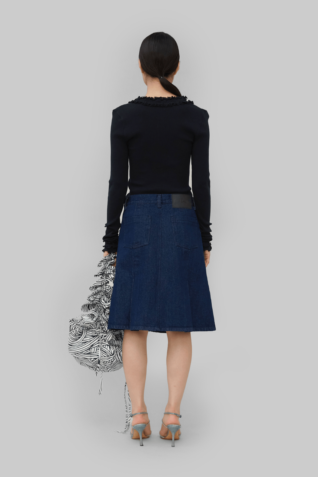 VERA DENIM SKIRT - BLUE