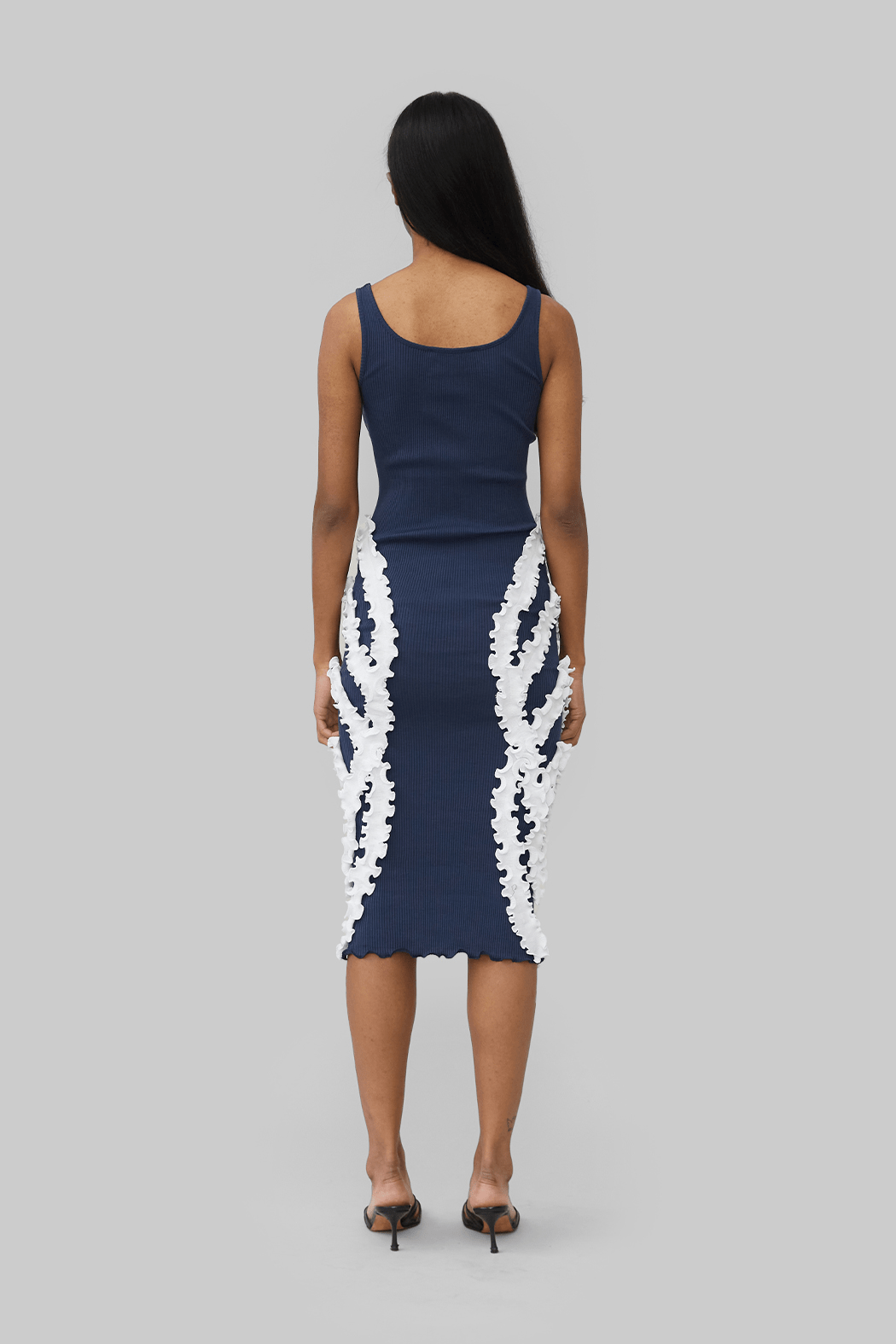 ALANA SEAMLESS DRESS - NAVY