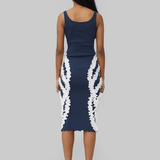 ALANA SEAMLESS DRESS - NAVY
