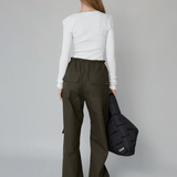 OpéraSPORT - Maud Cargo Pants, Dark Olive