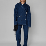 OpéraSPORT - Victoria Denim Blazer, Blue Denim