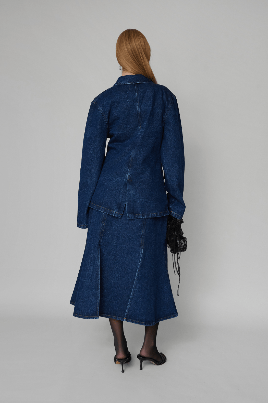 OpéraSPORT -  Victoria Denim Skirt, Medium Blue